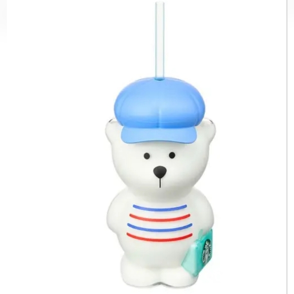 NWT Starbucks Korea 2023 Summer Bearista Glass Coldcup Summer Phase 2 - Picture 2 of 5